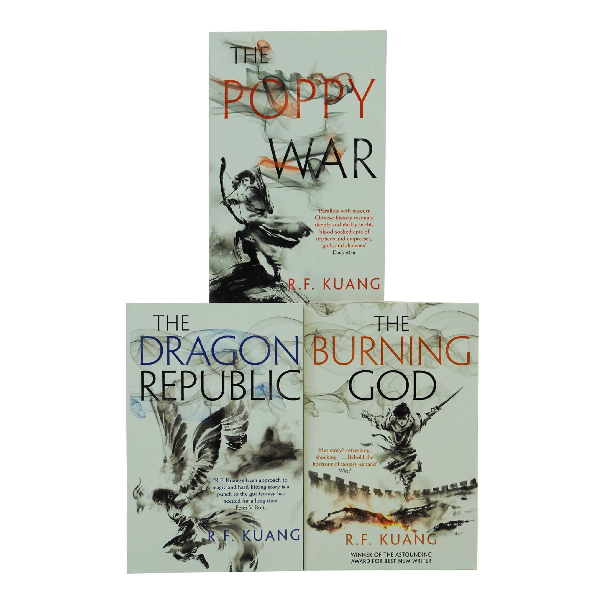 The Poppy War Series 3 Books Collection Set By R.F. Kuang - Fiction - Paperback