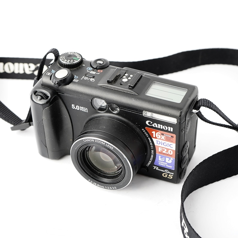 Vintage Canon PowerShot G5 Y2k 2000's Point-and-shoot digital camera 2.1 megapixel