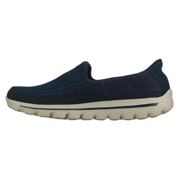 Skechers Men Extra Wide Fit (4E) Shoes - Navy/Gray