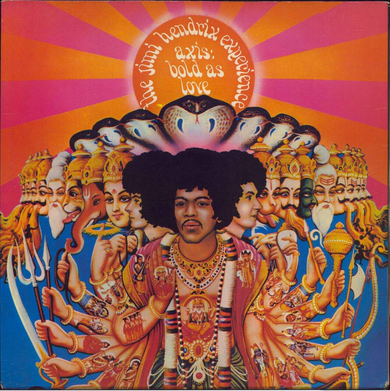 Jimi Hendrix Axis: Bold As Love - 1st UK Vinyl LP