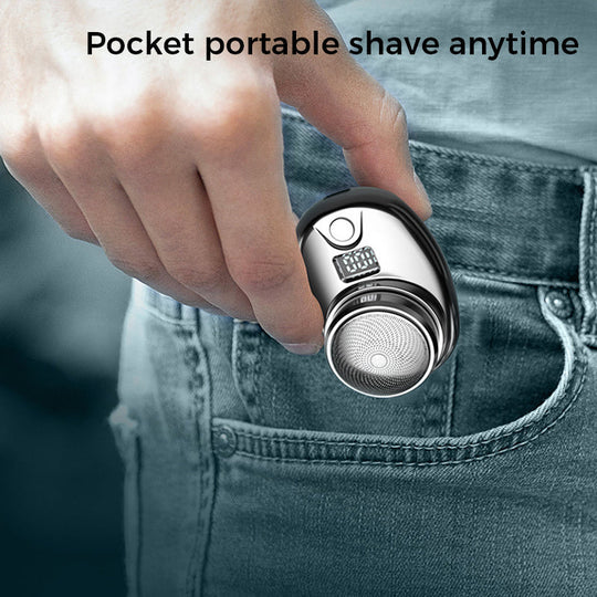 Por tiempo limitado🔥Mini afeitadora eléctrica-Doble uso en seco y en húmedo【Compre 3 artículos y obtenga un 10% de descuento!】