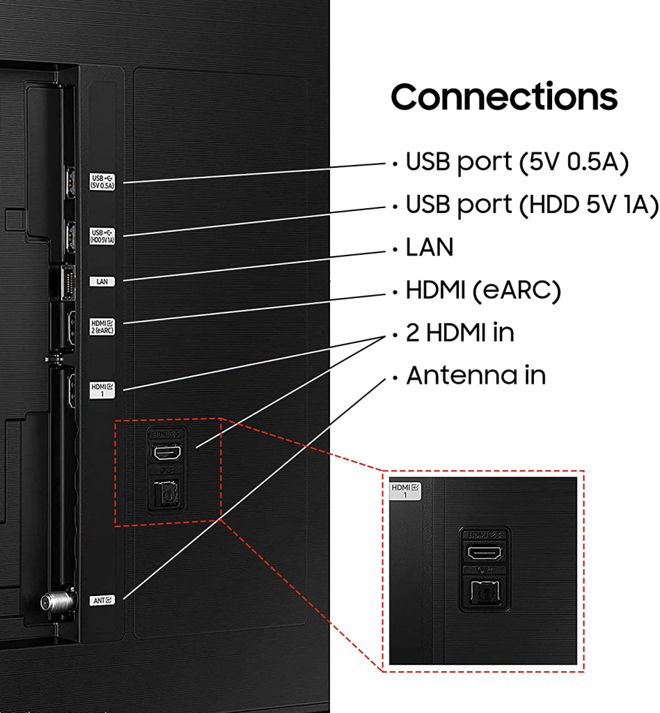85 pulgadas Class UHD AU8000 Series - 4K UHD HDR Smart TV con Alexa integrado (UN65AU8000FXZA, modelo 2021), negro