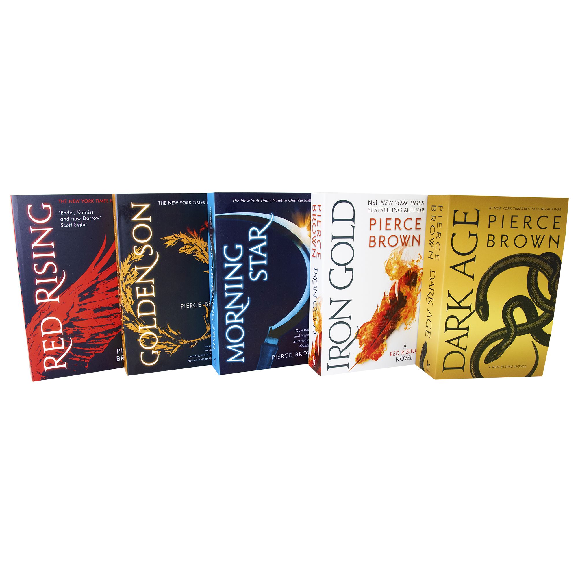 The Red Rising Series by Pierce Brown 5 Books Collection Set - Fiction - Paperback