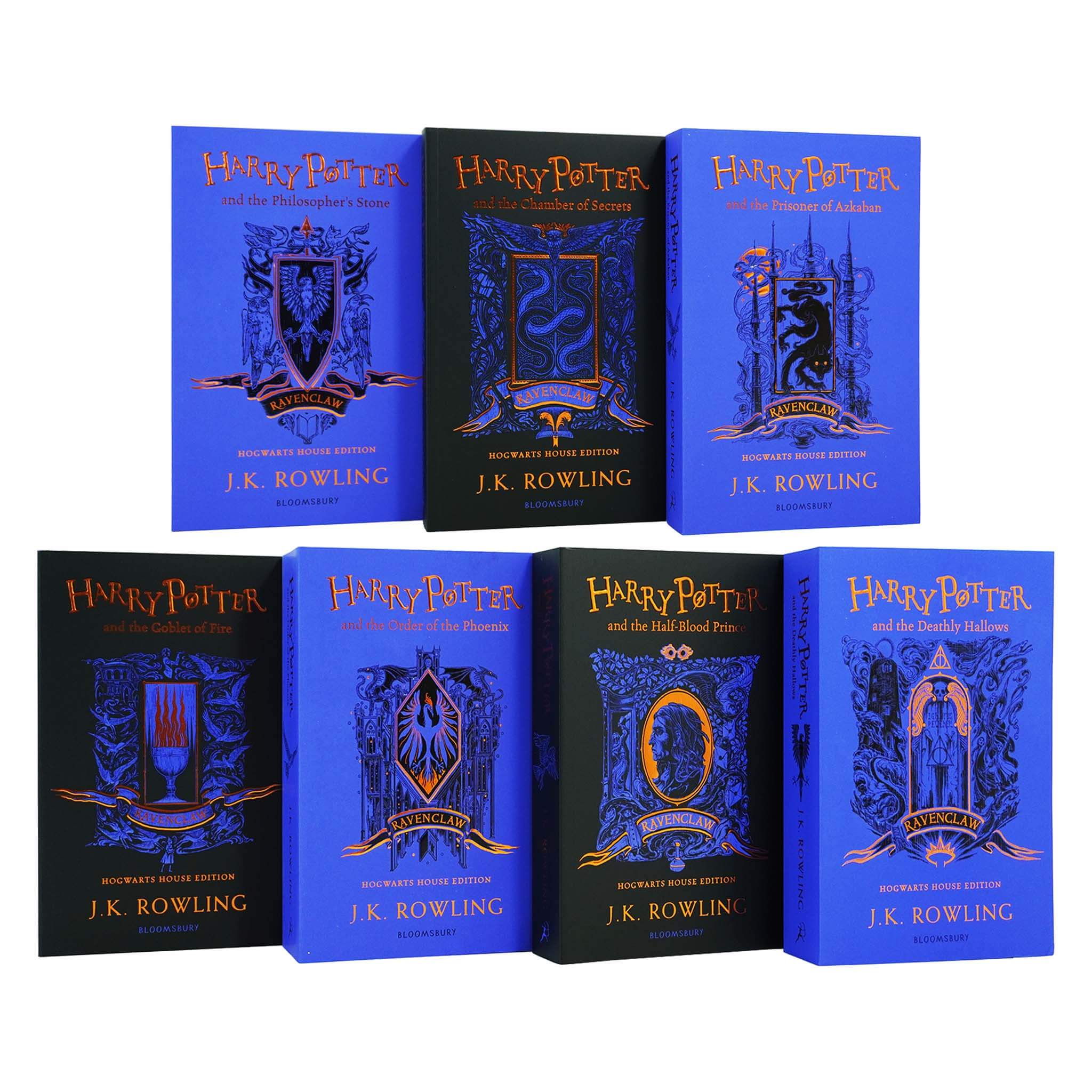 Harry Potter: Hogwarts House Editions - Ravenclaw 7 Books Box Set by J.K. Rowling - Ages 9+ - Paperback