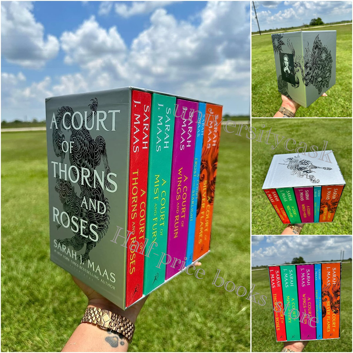 A Court of Thorns and Roses Series by Sarah J. Maas 5 Books Box Set - Ages 17+ - Paperback