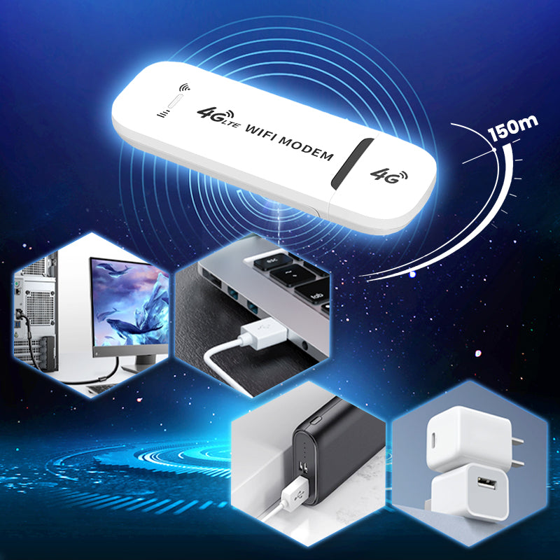 150Mbps USB Portátil 4G LTE Punto de Acceso Móvil de WIFI