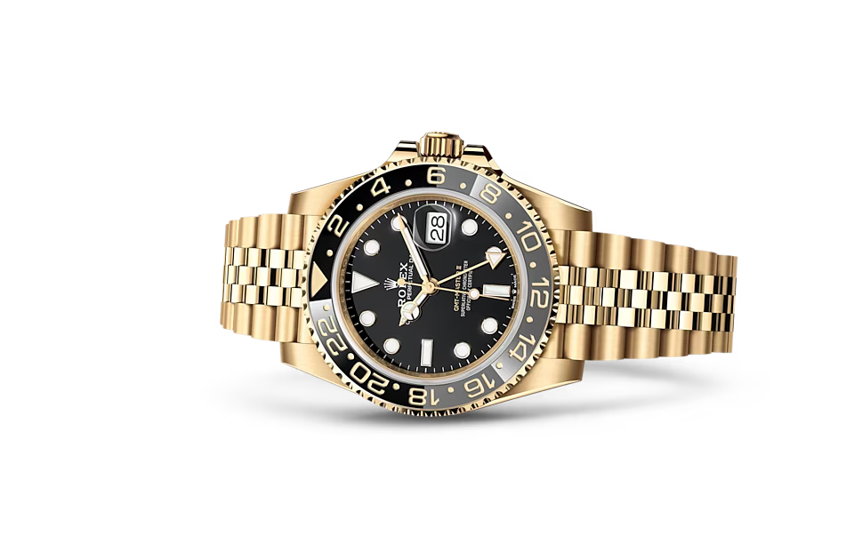 Rolex GMT-MASTER II Oyster, 40 mm, yellow gold
