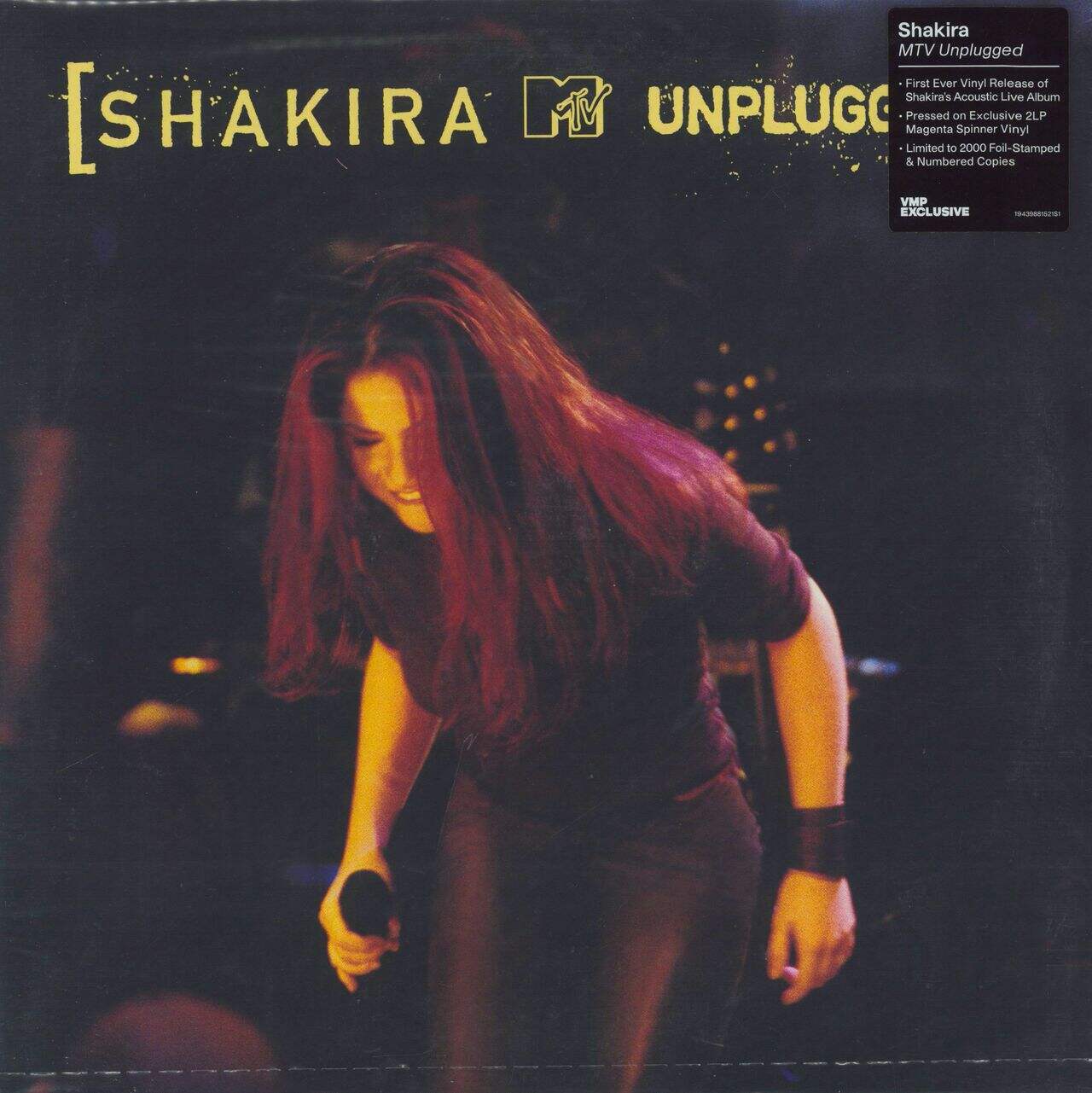 Shakira MTV Unplugged - Magenta Vinyl - Sealed US 2-LP vinyl set