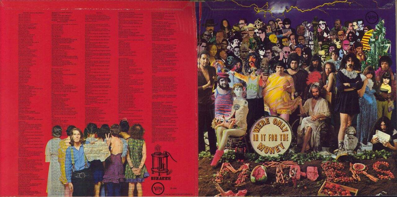 Frank Zappa We're Only In It For The Money - 1st UK Vinyl LP