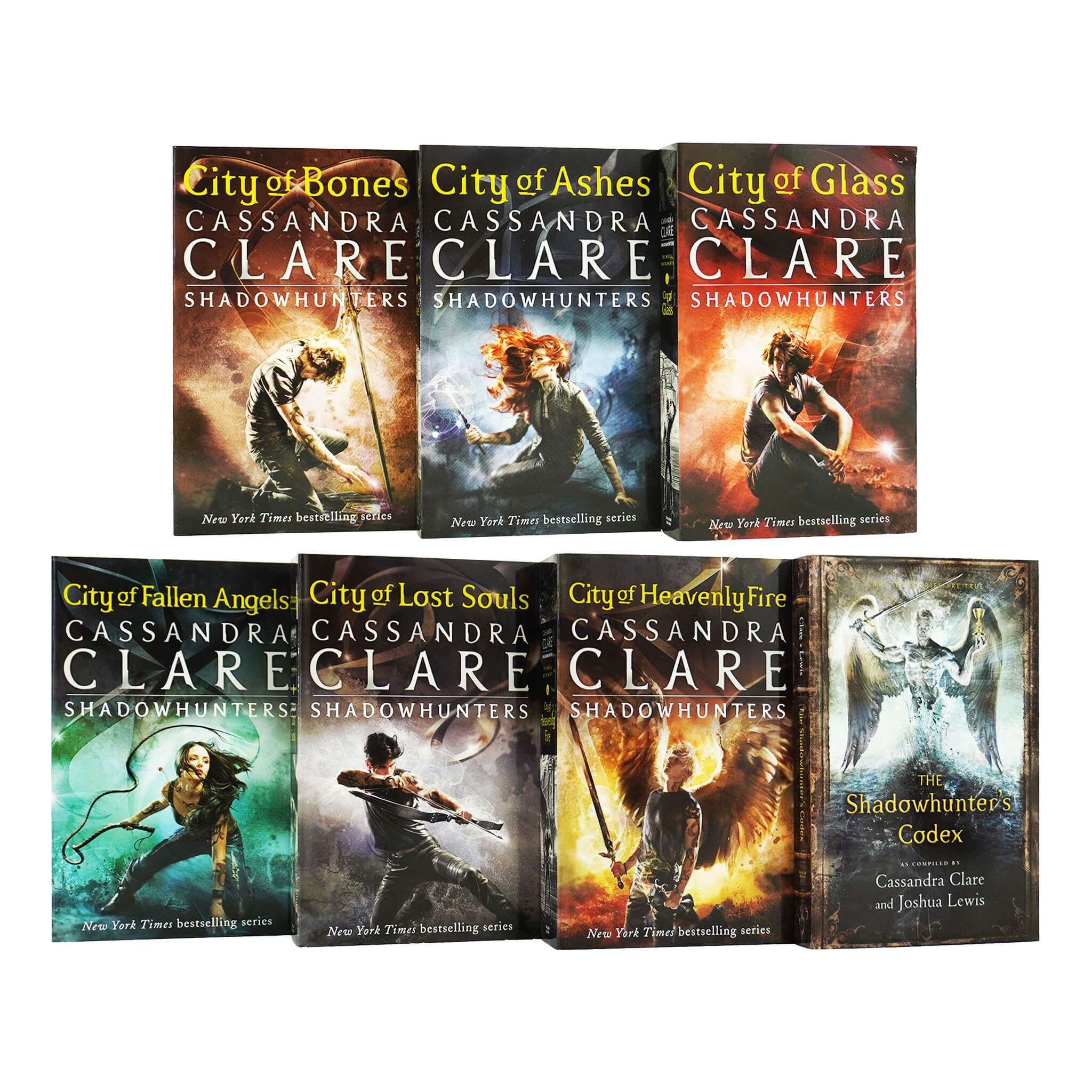 Shadowhunters by Cassandra Clare - The Mortal Instruments 7 Books Box Set - Ages 14+ - Paperback