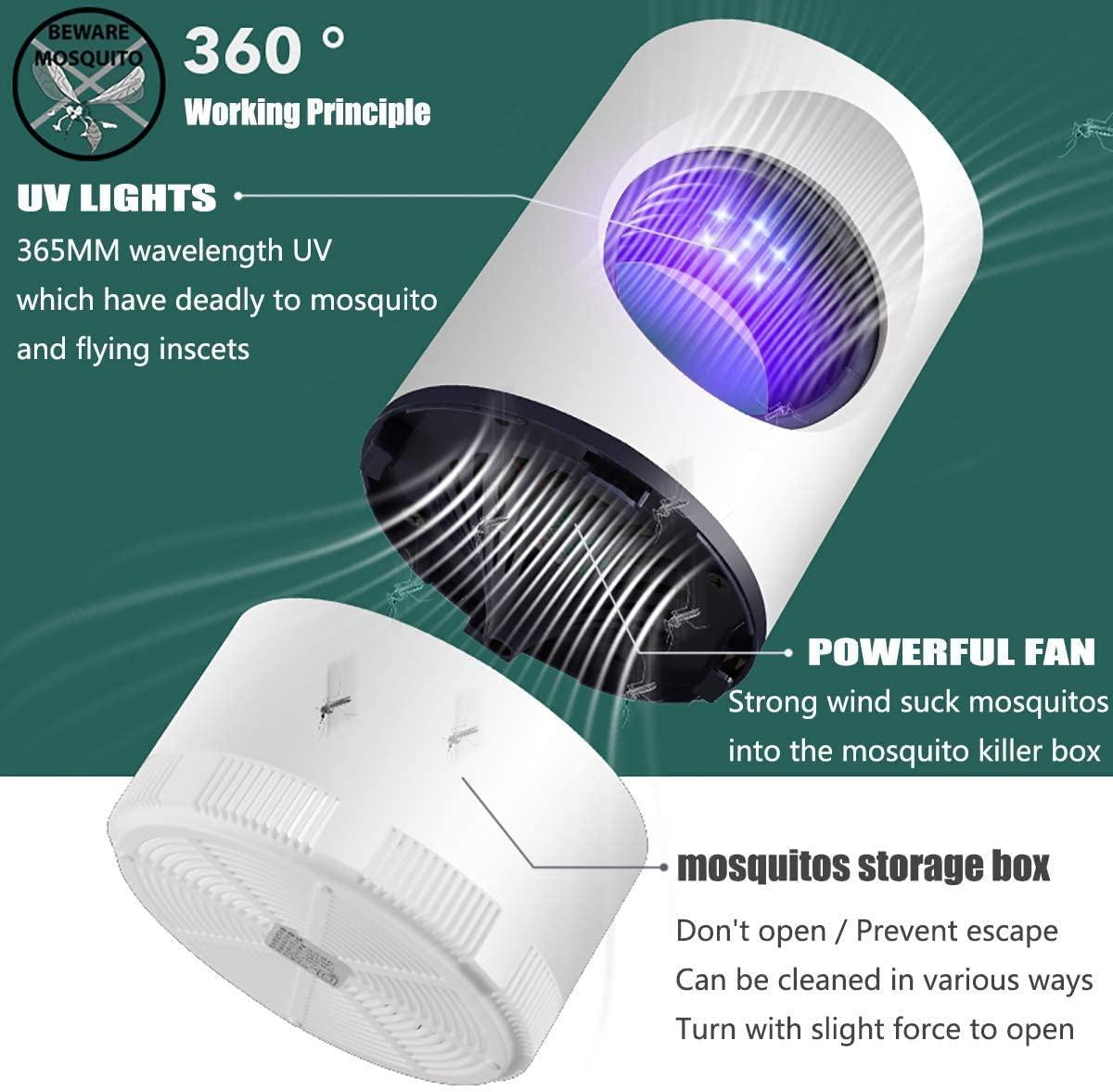 Electronic LED Mosquito Killer Machine trap lamp With USB