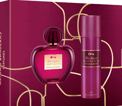 Set de Perfume Mujer Antonio Banderas : Fragancia 80ml + Desodorante 150ml