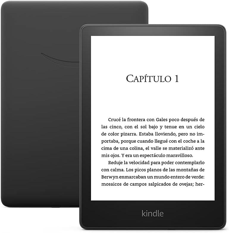 Amazon Kindle Paperwhite (8 GB) – Ahora con una pantalla más grande, luz cálida regulable, mayor duración de la batería y mayor rapidez al pasar de página – Negro