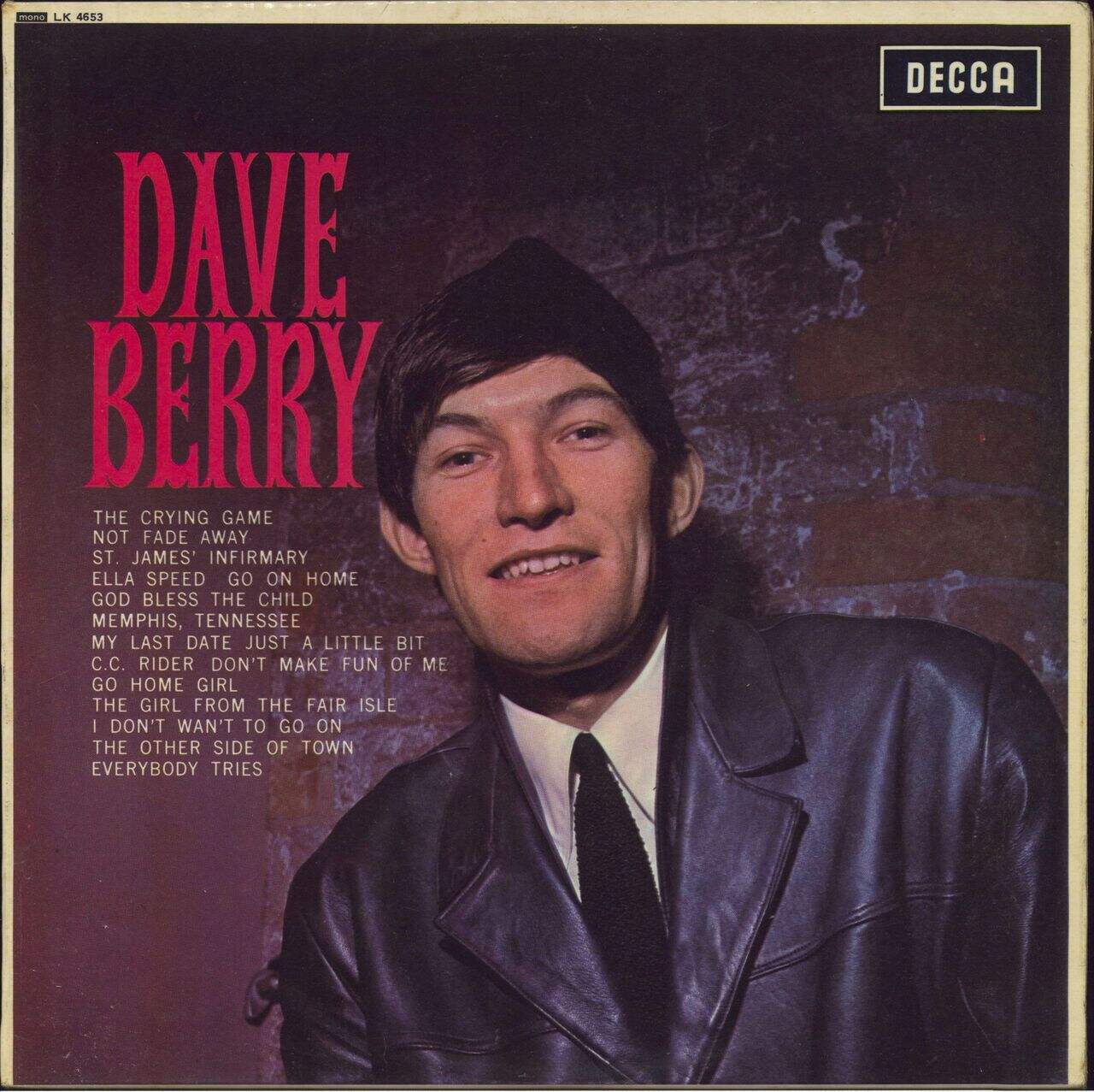 Dave Berry Dave Berry UK Vinyl LP