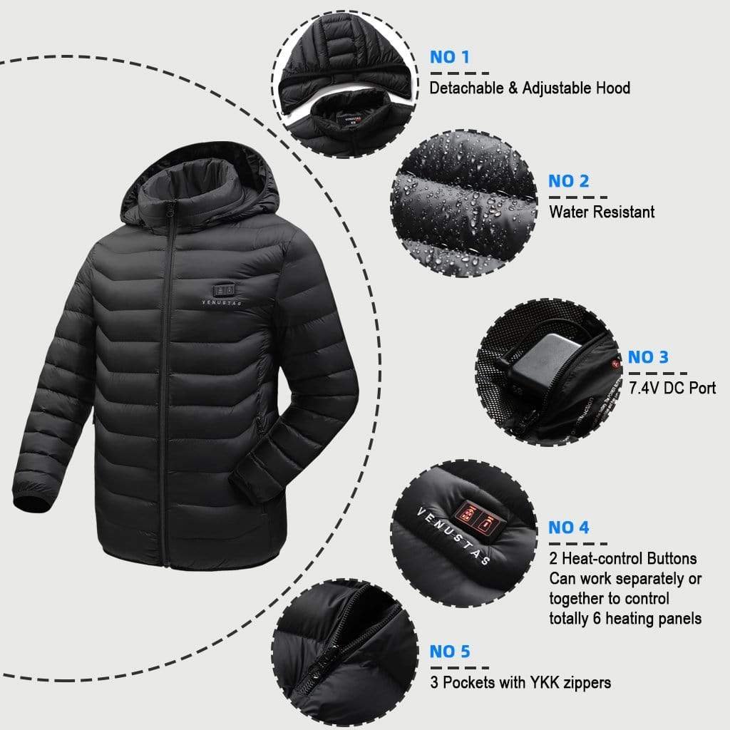 【🔥Hot sale 49% OFF🔥】reversible heated down jacket🔥