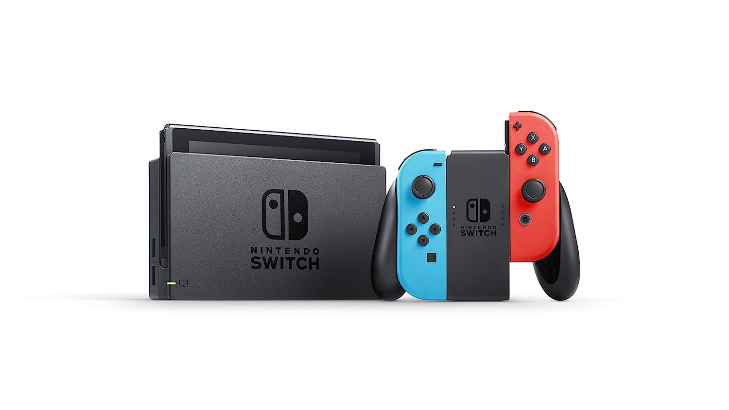 Nintendo SwitchTM con Joy-ConTM azul neón y rojo neón
