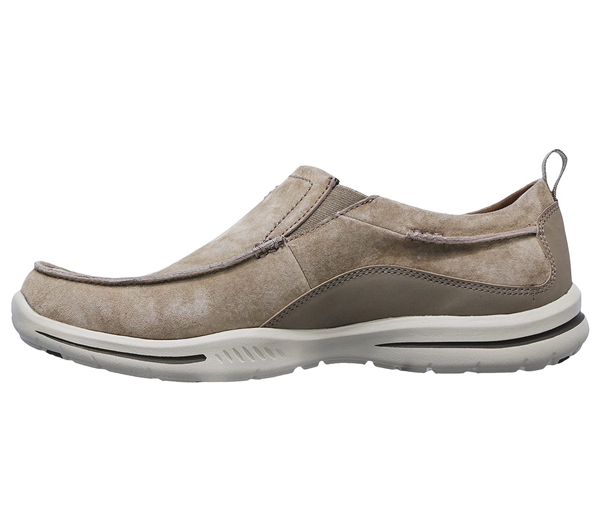 Skechers Men Relaxed Fit: Elected - Mauro Light Brown
