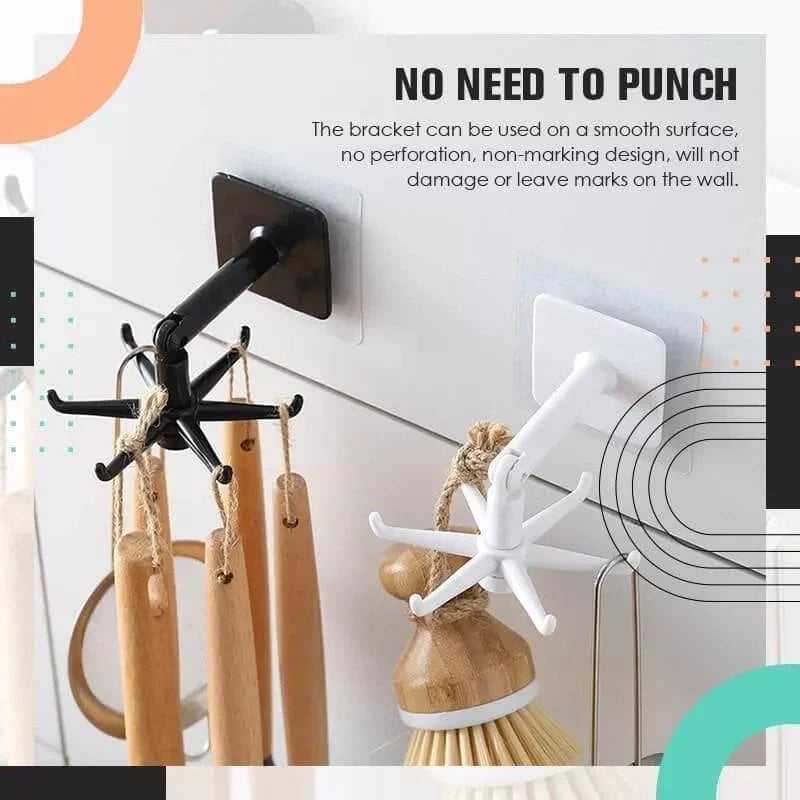 🔥(Last Day Promotion - 50% OFF) 360° Rotating Folding Hook- Buy 3 Free Shipping