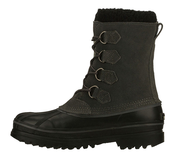 Skechers Men Boots: Revine - Hopkin Black/Charcoal