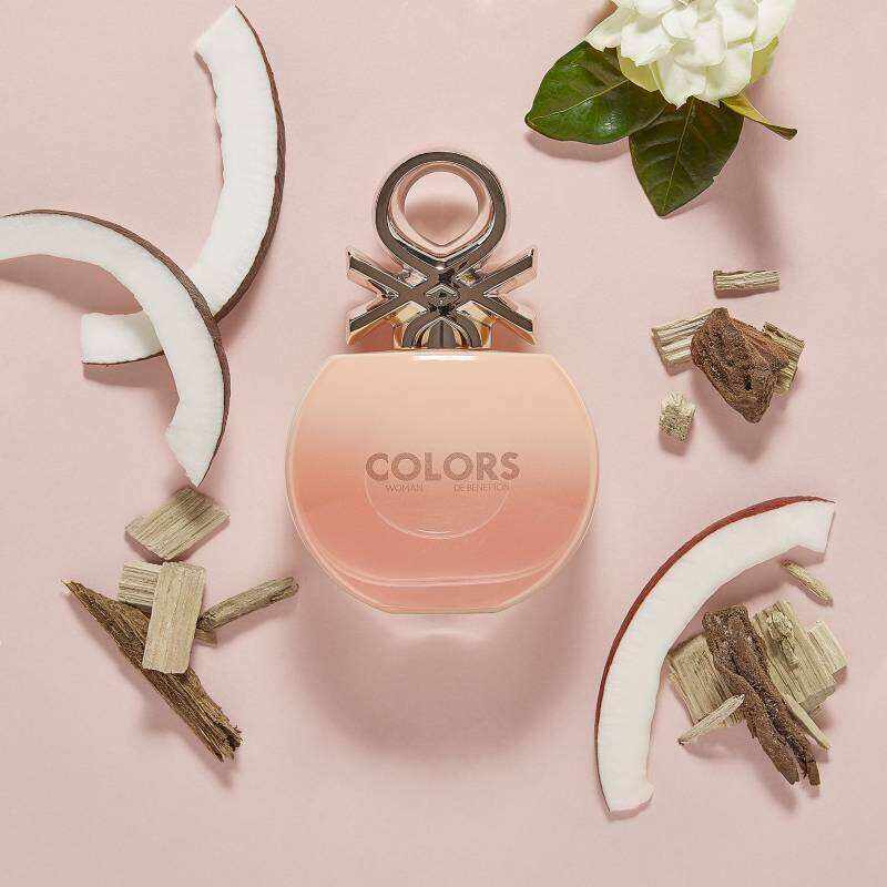 Set de Perfume Mujer Benetton Colors Rose 80 ml EDT + Desodorante 150 ml
