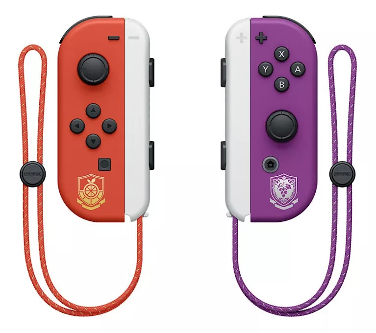 Nintendo Switch OLED 64GB Pokémon Scarlet & Violet Edition color rojo y violeta y negro
