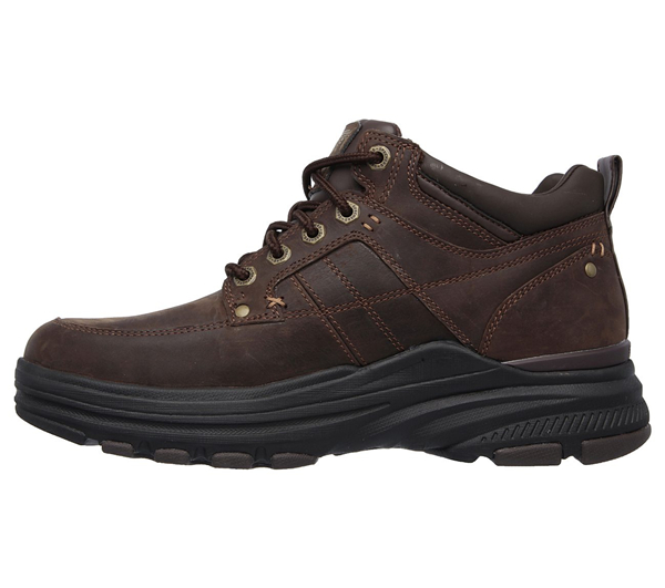 Skechers Men Boots: Holdren - Lender Dark Brown