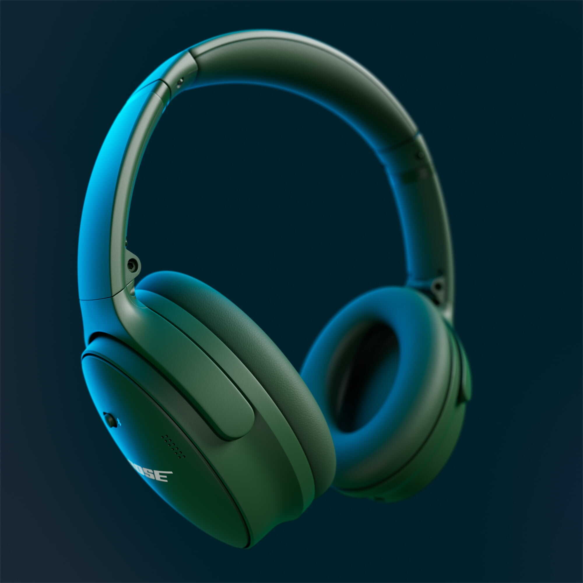 Bose QuietComfort Headphones Noise Cancelling Over-Ear Wireless Bluetooth Earphones, Cypress Green