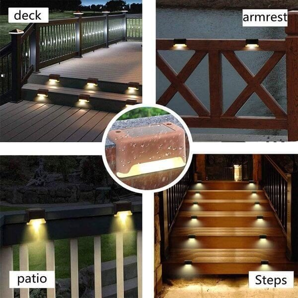 🔥🔥LED Solar Lamp Path Staircase Outdoor Waterproof Wall Light🔥🔥