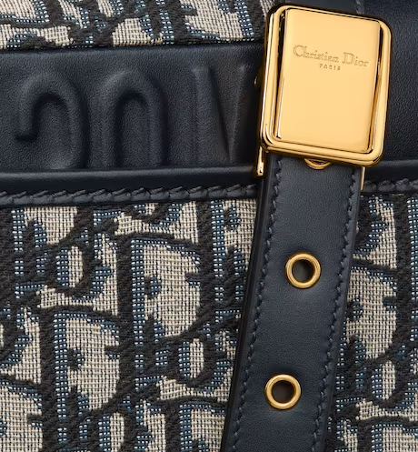 SMALL 30 MONTAIGNE BAG Blue Dior Oblique Jacquard