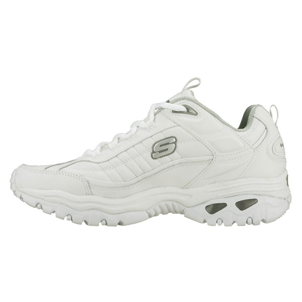Skechers Men Wide Fit (2E) Shoes - White