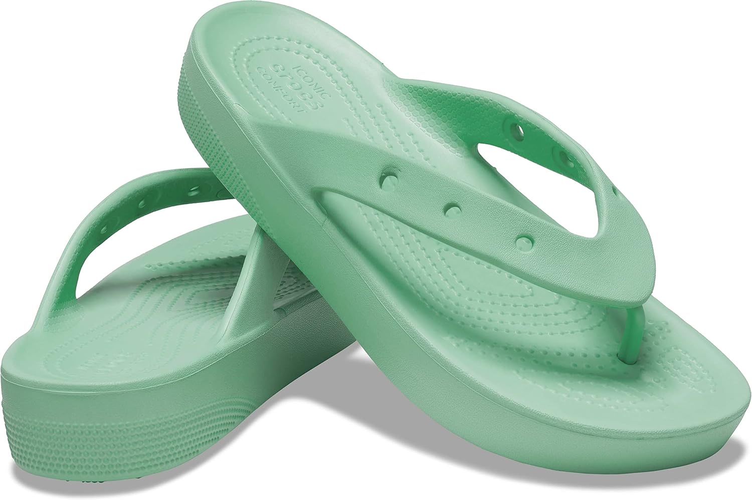 Crocs Womens Classic Platform Flip Flops, Platform Sandals