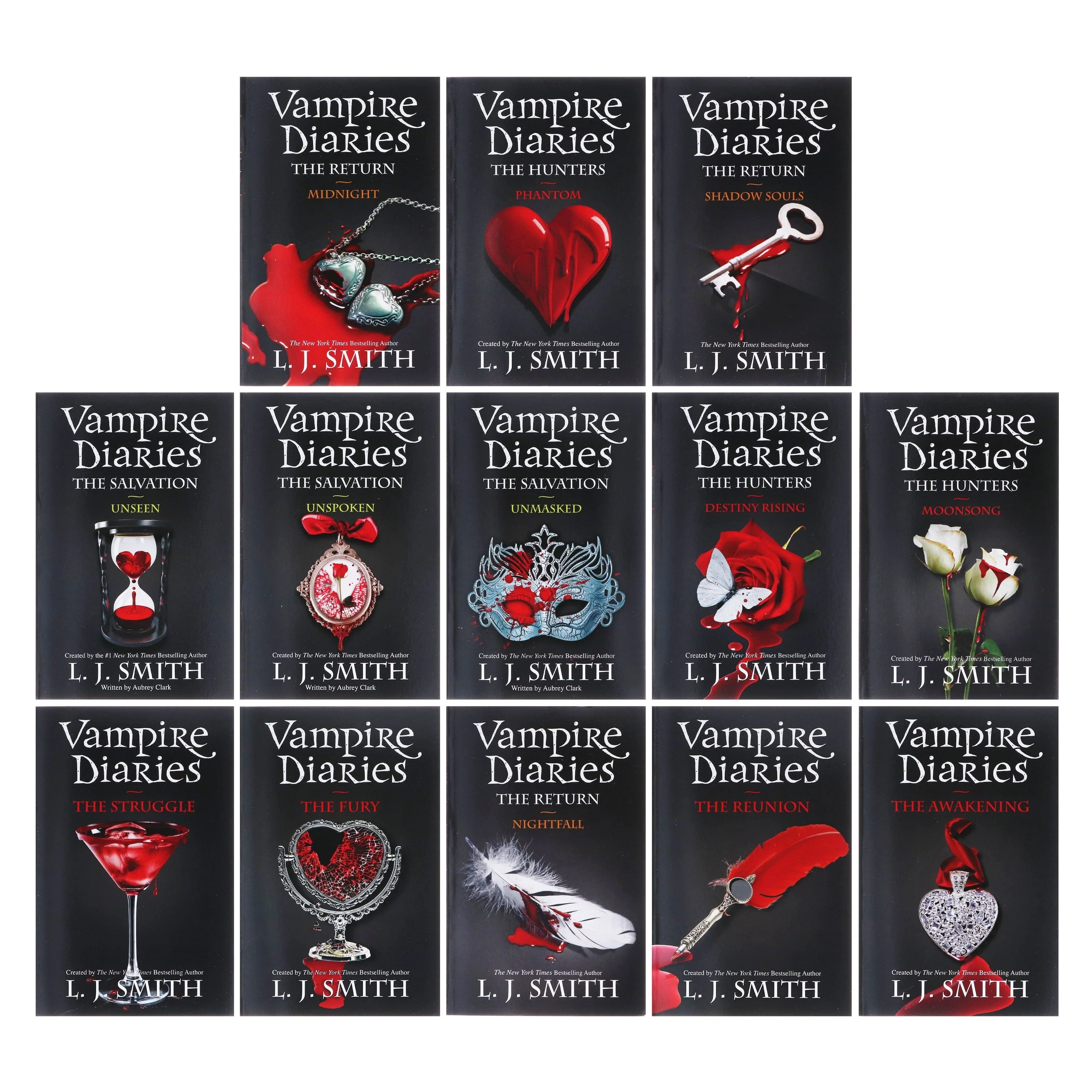 Vampire Diaries The Complete Collection 13 Books Box Set by L. J. Smith - Ages 12+ - Paperback