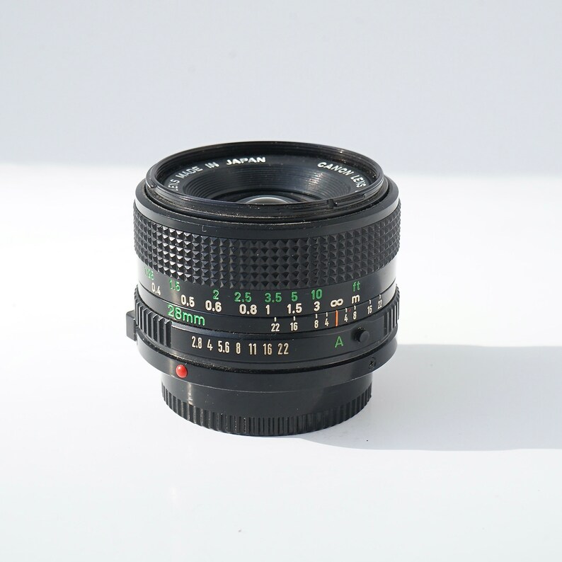 Canon FD 28mm f/2.8 Wide Angle Lens for FD mount Canon SLR cameras