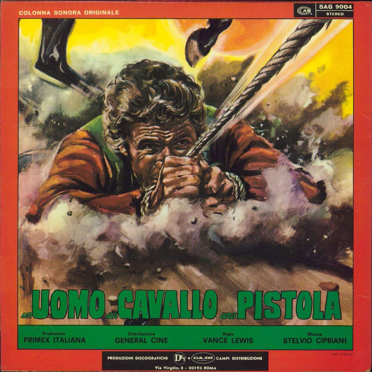 Charles Dumont The Belle Starr Story / Un Uomo, Un Cavallo, Una Pistola (Original Soundtracks) Italian Vinyl LP