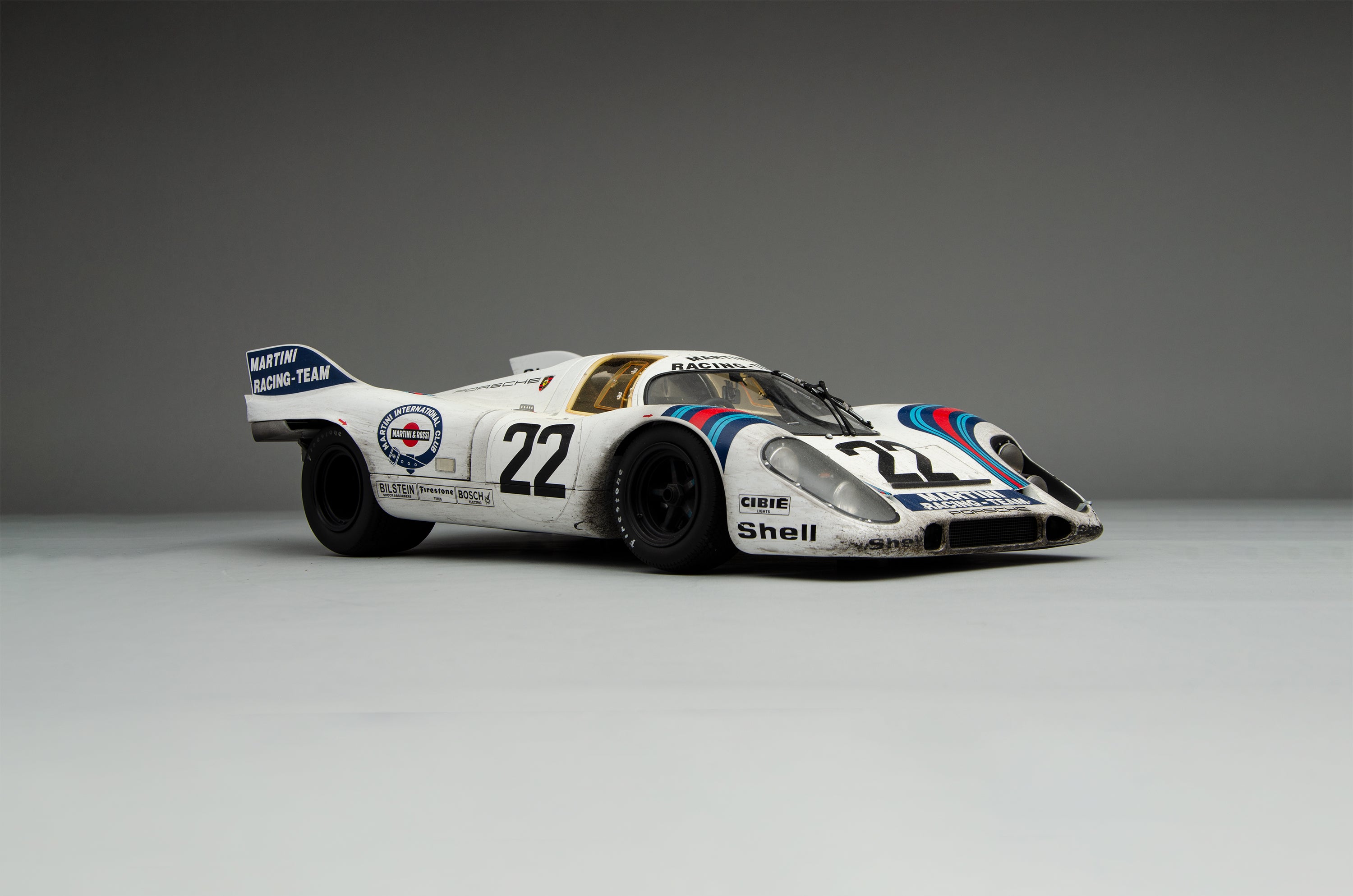 Porsche 917 KH - 1971 Le Mans Winner - Martini Livery - Race Weathered