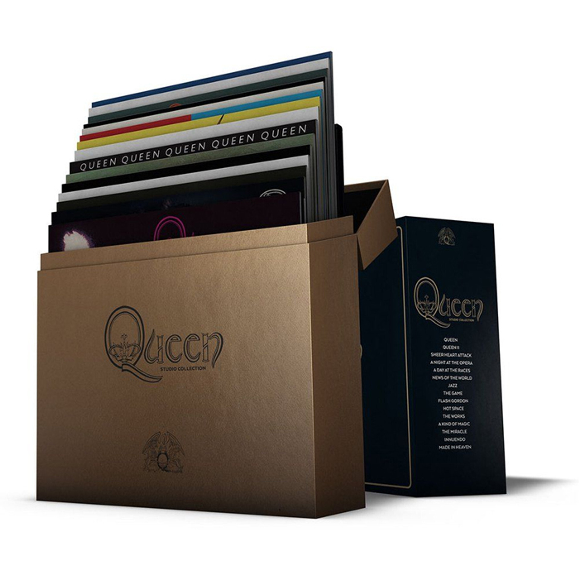 Queen Studio Collection Half-Speed Mastered 180g 18LP Box Set (Colored Vinyl)