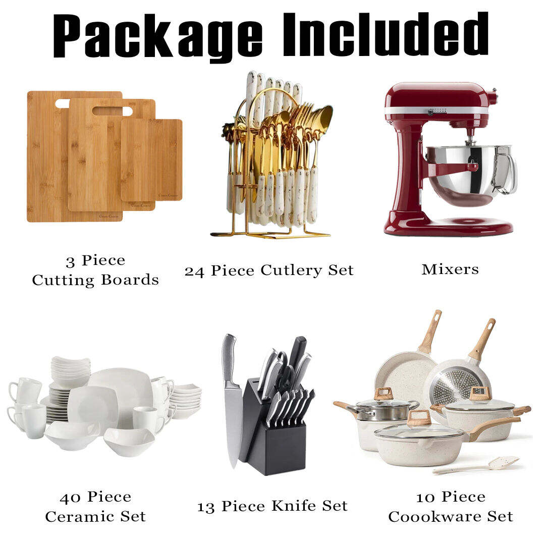 Limited-time Promotion. 91-piece Kitchen Spree. Meeting All The Needs Of The Kitchen