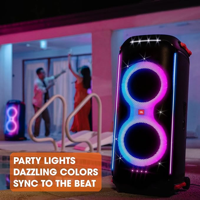 🎵JBL PartyBox Ultimate Bocina Efecto Luz LED, Bluetooth, 1100 W de Potencia, Resistente al Agua IPX4