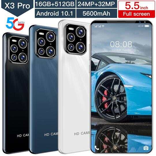 (BVM01)X3Pro 512+4G smartphone Android 5G