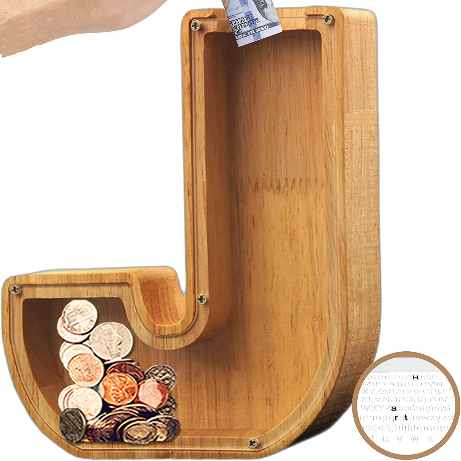🔥 Last Day Promotion - Piggy Bank-Wood Gift For Kids