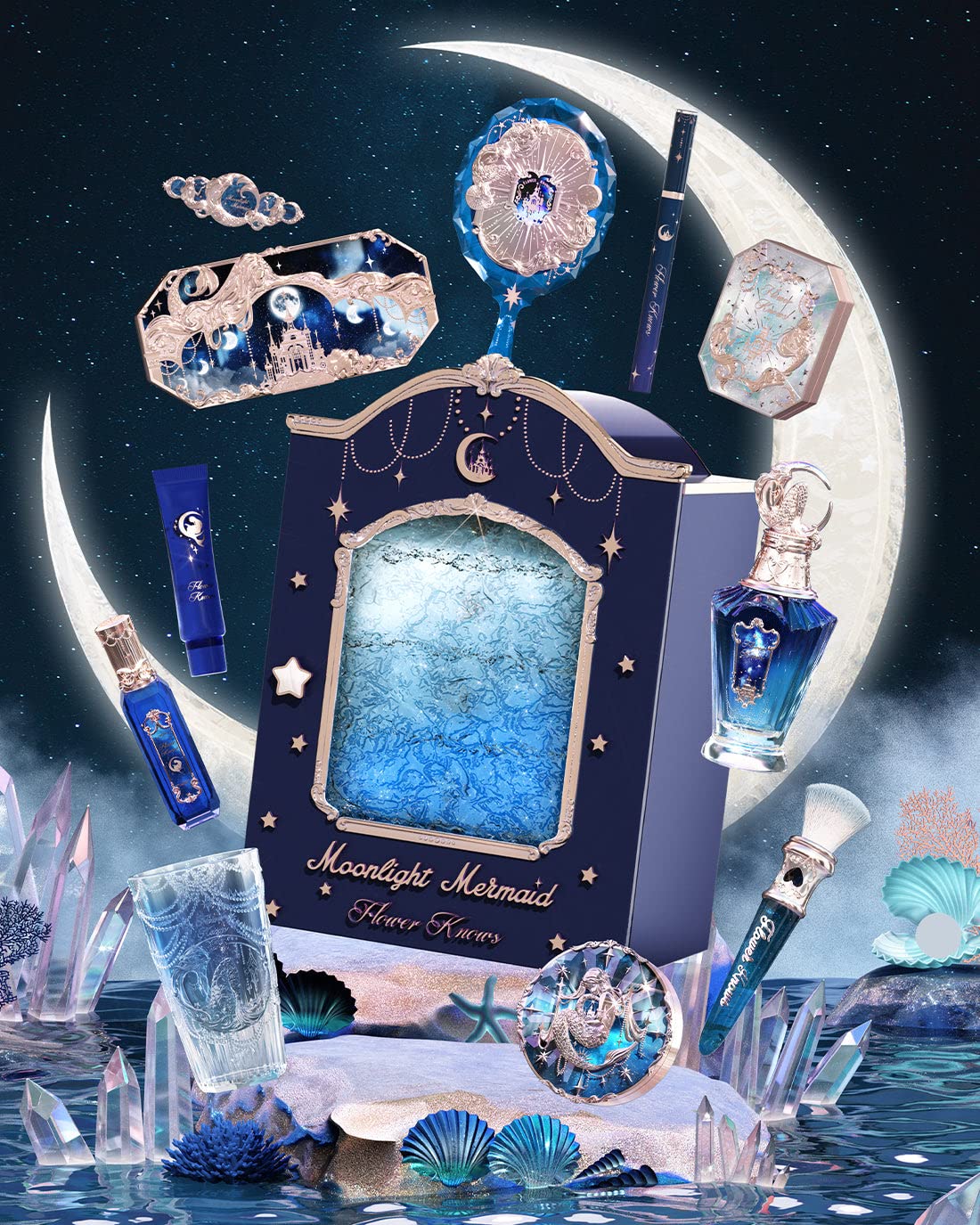 Set de regalo todo incluido Flower Knows Moonlight Mermaid