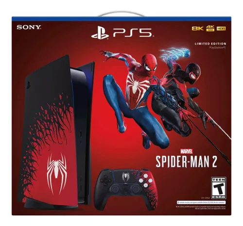 Consola Playstation 5 Edición Limitada Spider-man 2 Color Blanco/negro