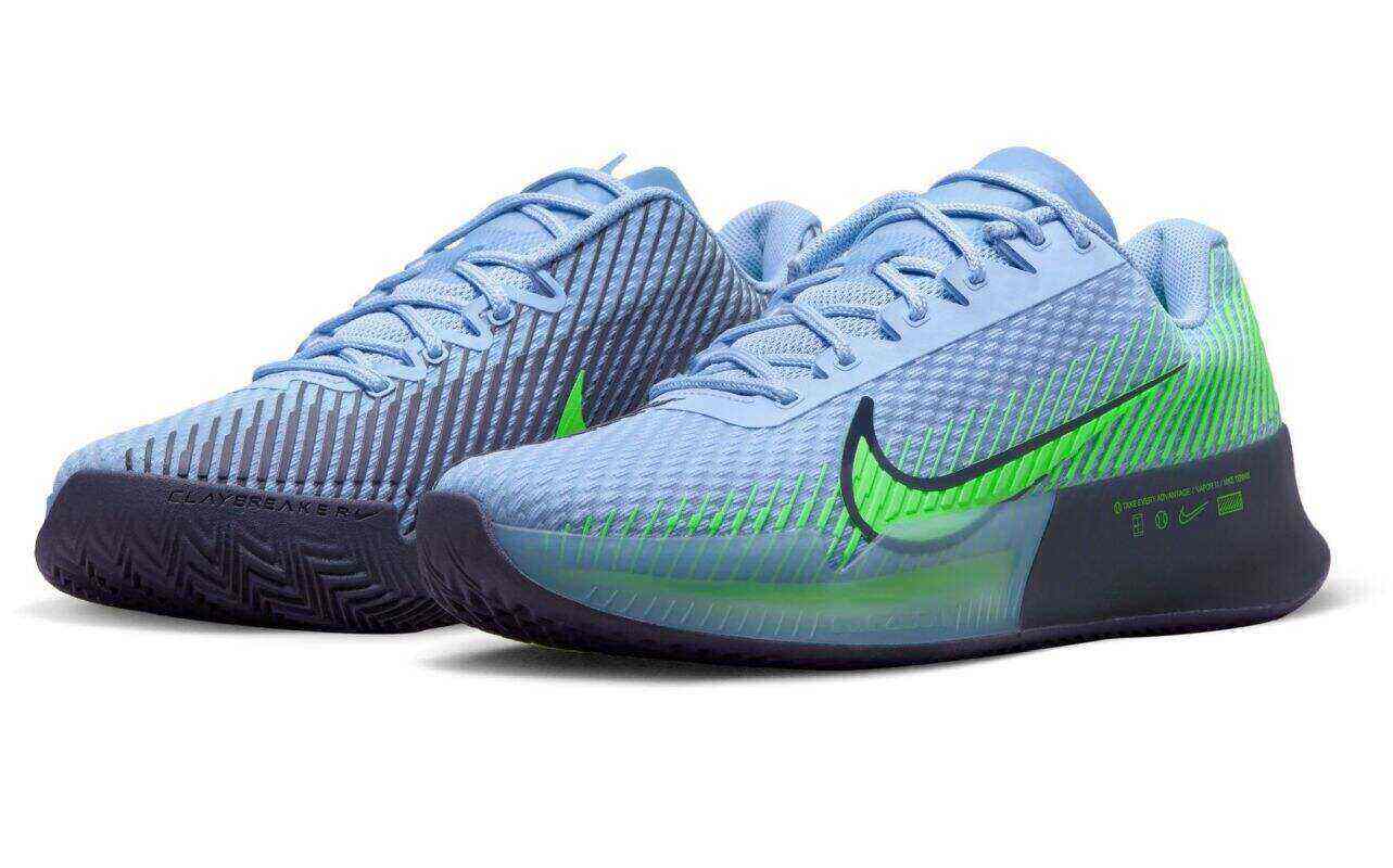 Nike Zoom Vapor 11 Clay - cobalt(blanco y verde)