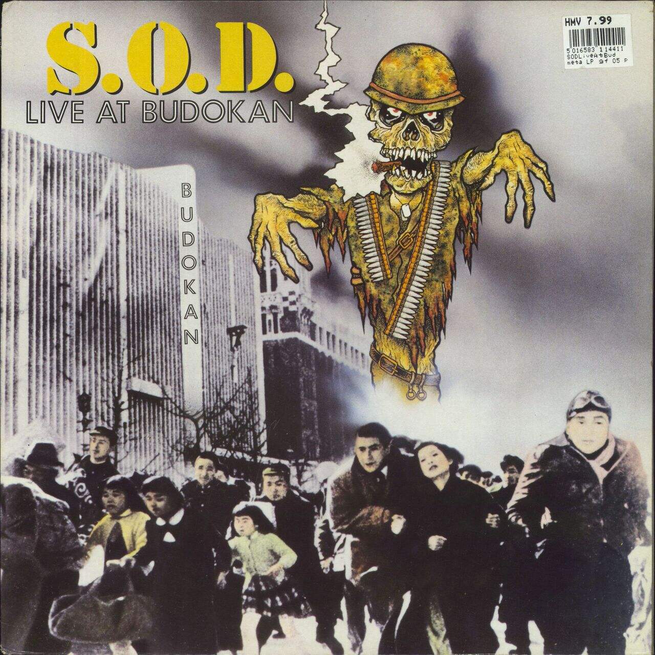 S.O.D. Live At Budokan UK Vinyl LP