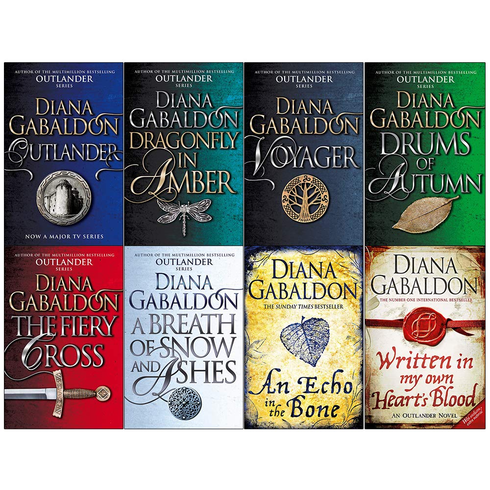 Outlander by Diana Gabaldon: Books 1-8 Collection Set - Fiction - Paperback
