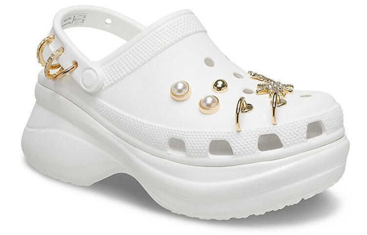 (WMNS) Crocs Clog Outdoor Classic Sports Sandals White 207389-103