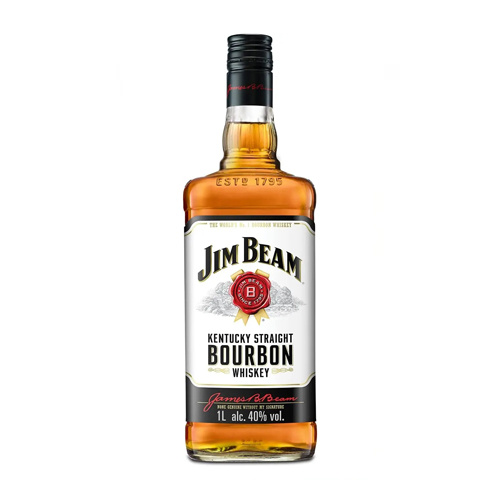 Jim Beam Kentucky Straight Bourbon Whiskey, 1L