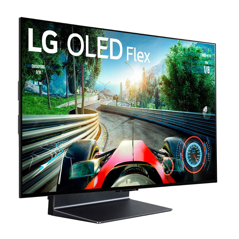 LG - Flex OLED 4K UHD Smart webOS TV con diseño flexible