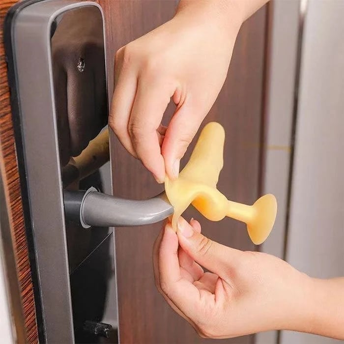 (Summer Hot Sale- 50% OFF) Mute Door Handle Cover Wall Protector- BUY 5 FREE SHIPPING