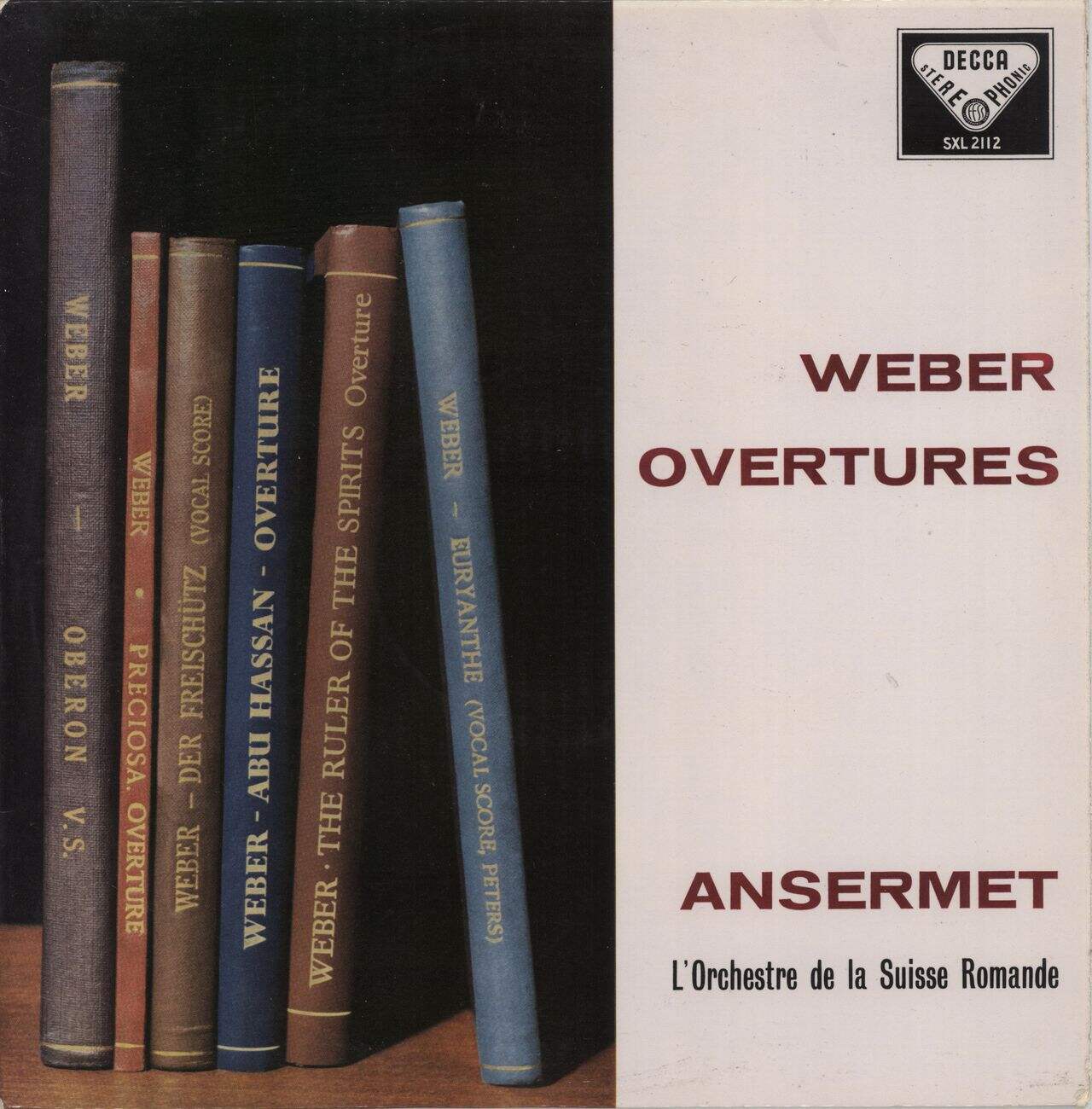 Carl Maria Von Weber Overtures UK Vinyl LP